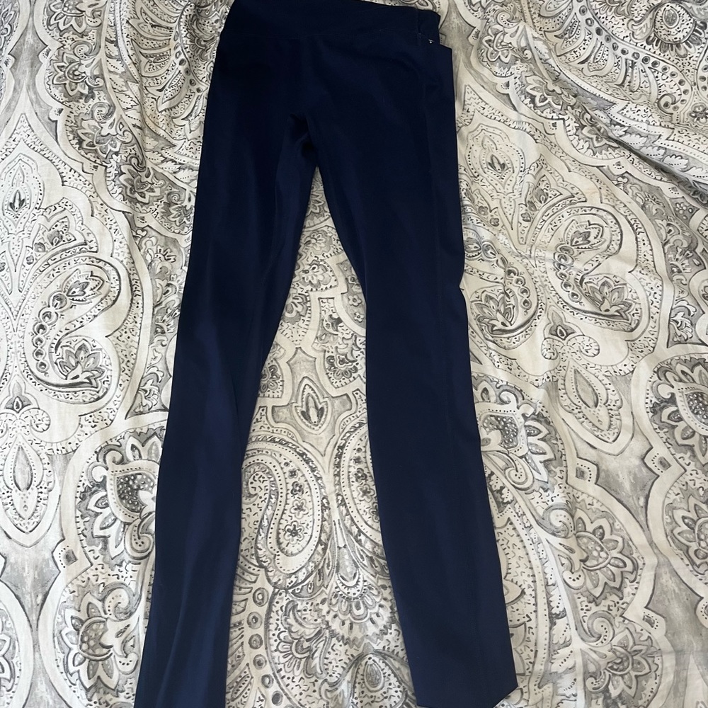 Blue leggings